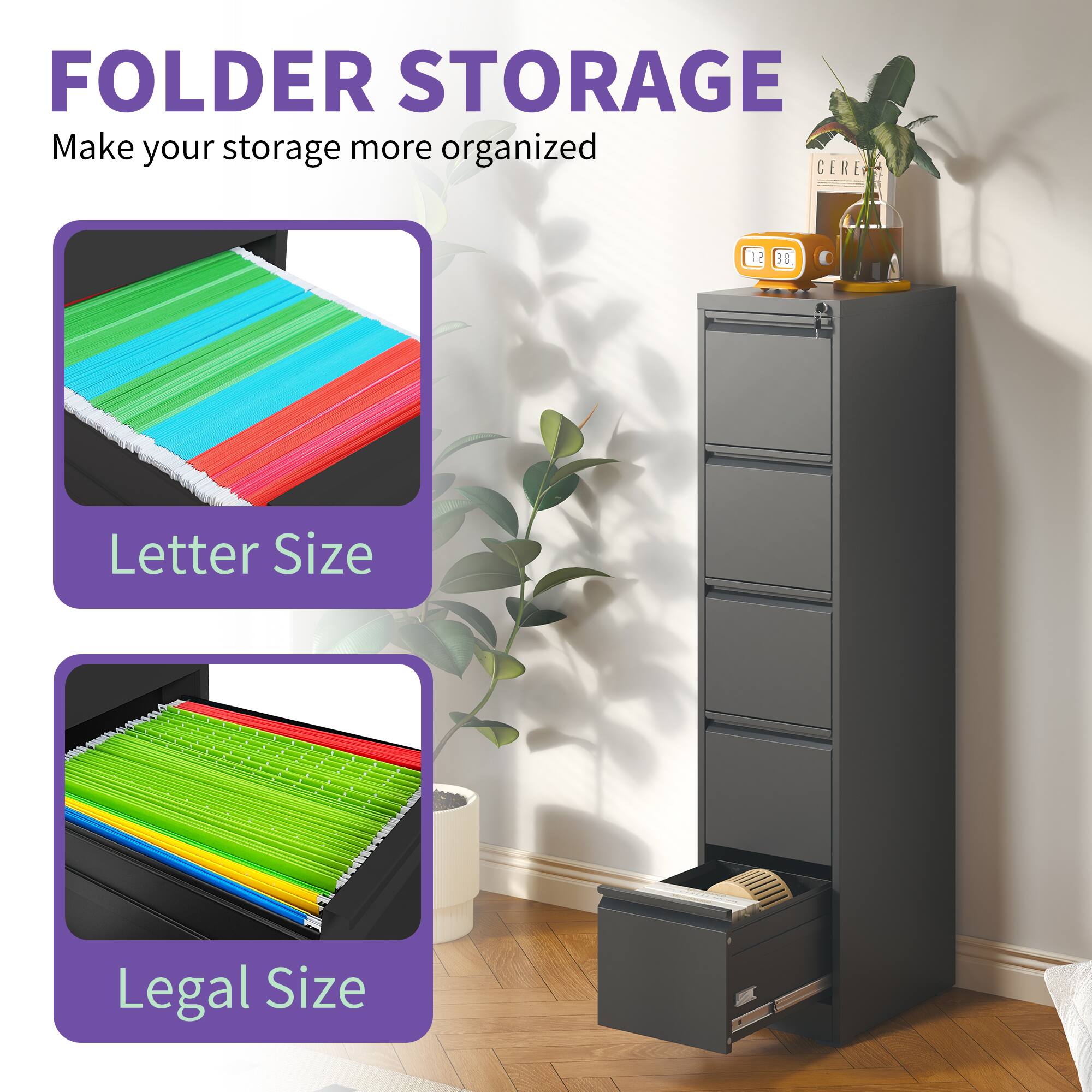 FOLDER STORAGE  
Make your storage more organized  

Letter Size  
Legal Size