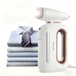 Newbealer - Handheld Garment Steamer,30s Fast Heat,Dual Vertical & Horizontal Steam,360° Leakproof 230ml Tank,for Travel Home RV - White