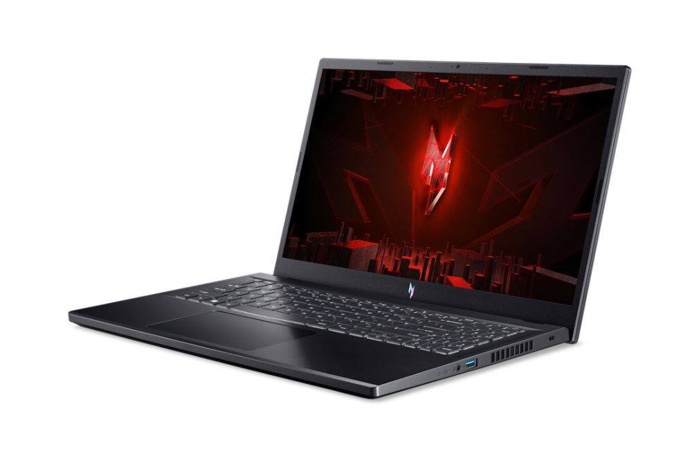 Left. Acer - Nitro V 15 ANV15-51-98N0 15.6" Laptop Intel Core i9-13900H 1.9GHz 16GB RAM 512GB SSD Windows 11 Home - Black.