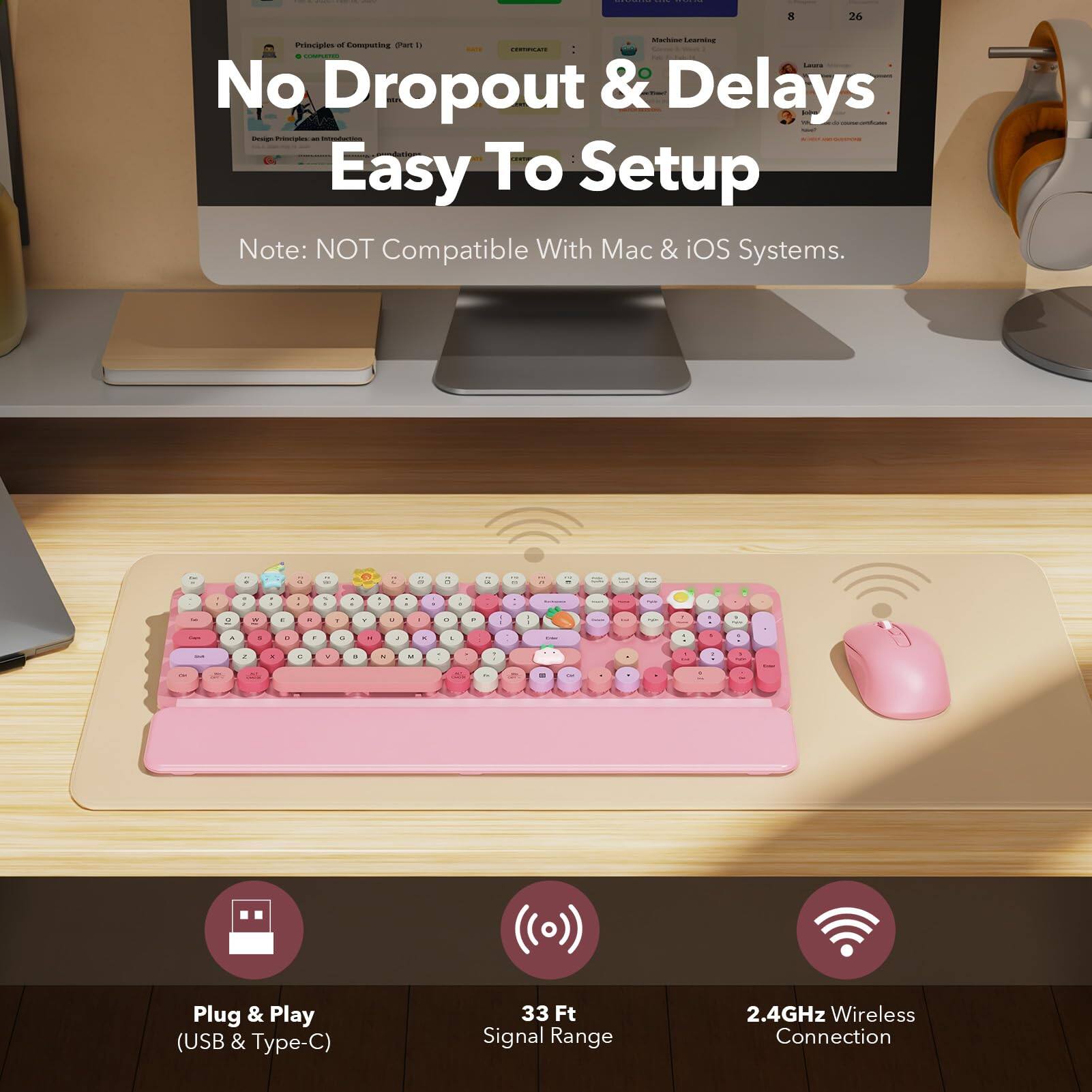 SUGGER -  
8 26 Machine Learning Principles of Computing (Part 1)  
COMPLETED  
No Dropout & Delays  
Design Principles at Institution  
Easy To Setup  
Note: NOT Compatible With Mac & iOS Systems.  

Plug & Play (USB & Type-C)  
33 Ft Signal Range  
2.4GHz Wireless Connection