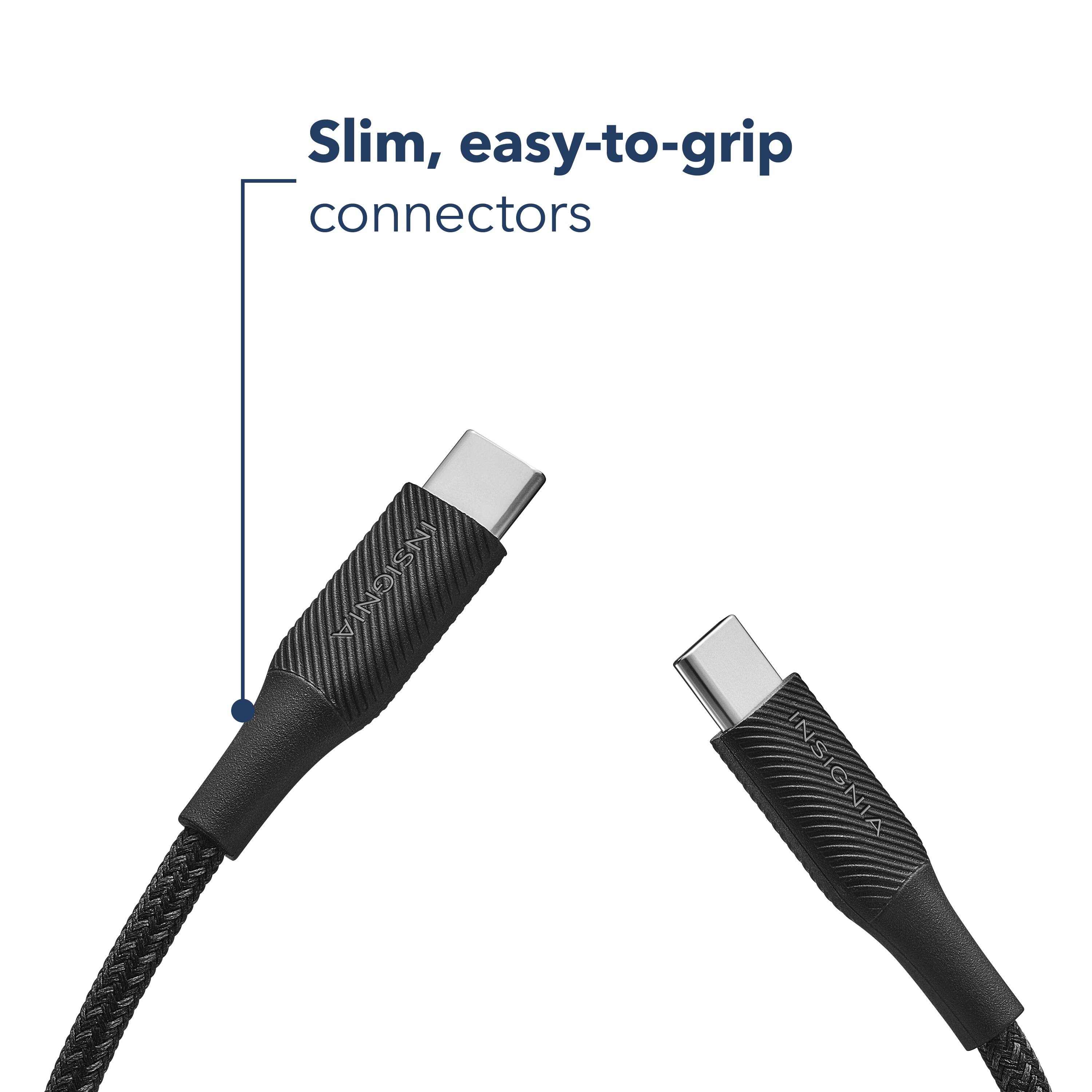 Slim, easy-to-grip connectors are used in the image.