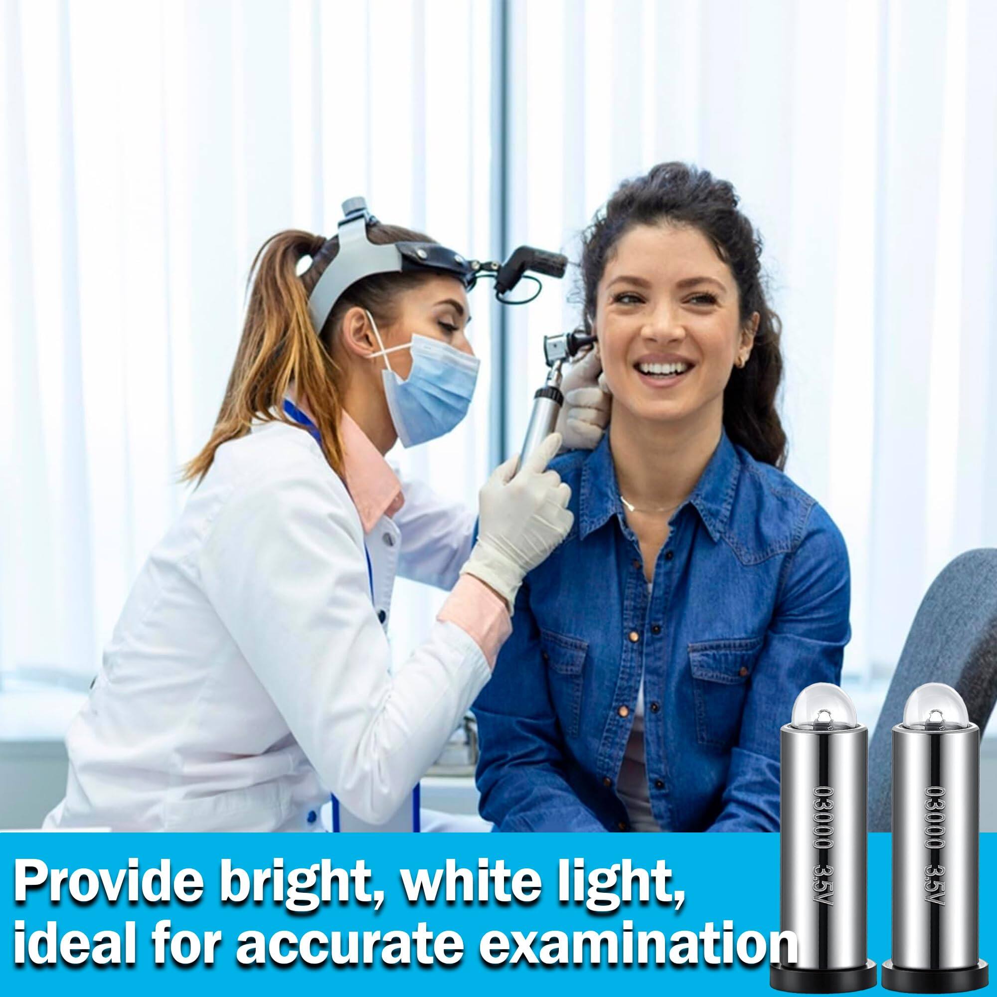 Provide bright, white light, ideal for accurate examination.