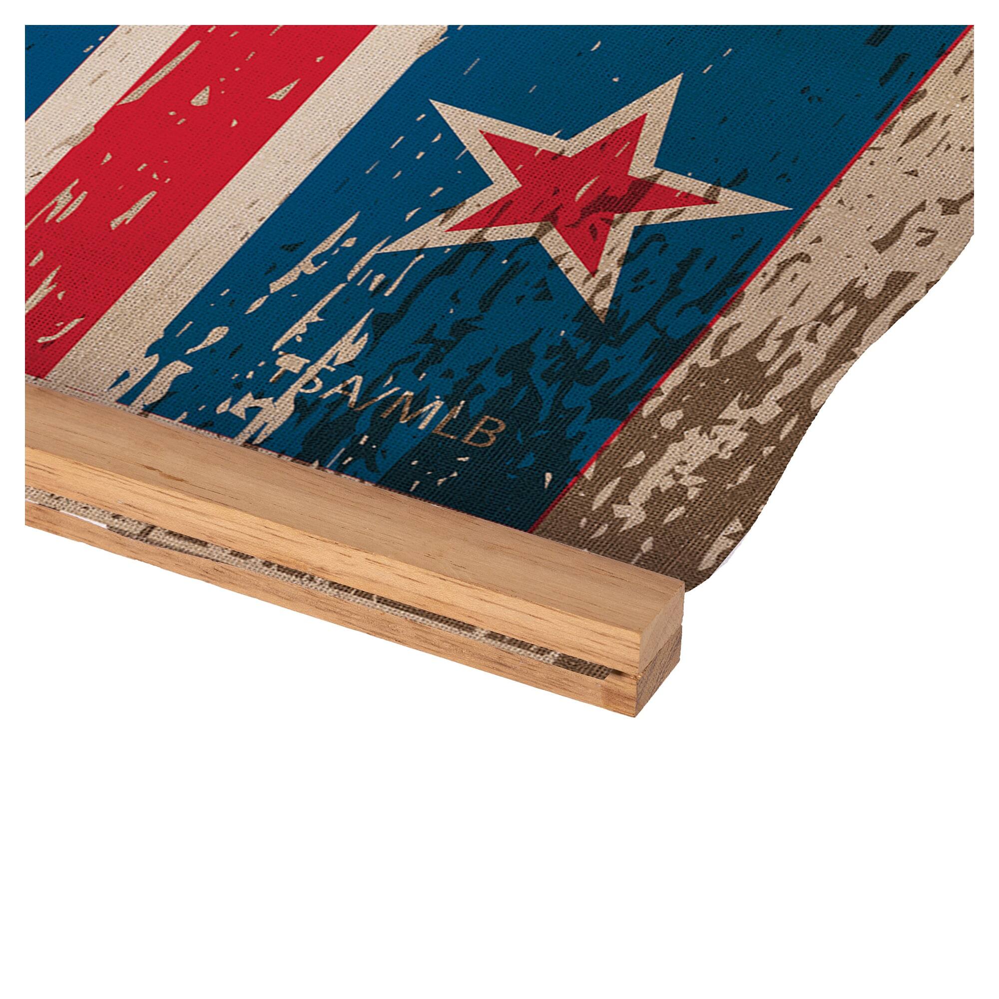 Alt View 3. Evergreen Enterprises - Chicago Cubs 36" x 54" Large Canvas Wall Art Tapestry with Wood Frame - Multicolor.