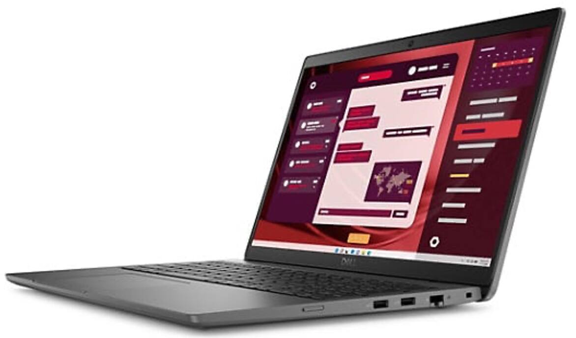 Alt View 3. Dell - Dell Latitude 3550 KRG7K Soft Charcoal Laptop, i5-1335U, 32GB, 2TB SSD, 15.6 FHD (1920x1080), Win 11 Pro - Soft Charcoal.