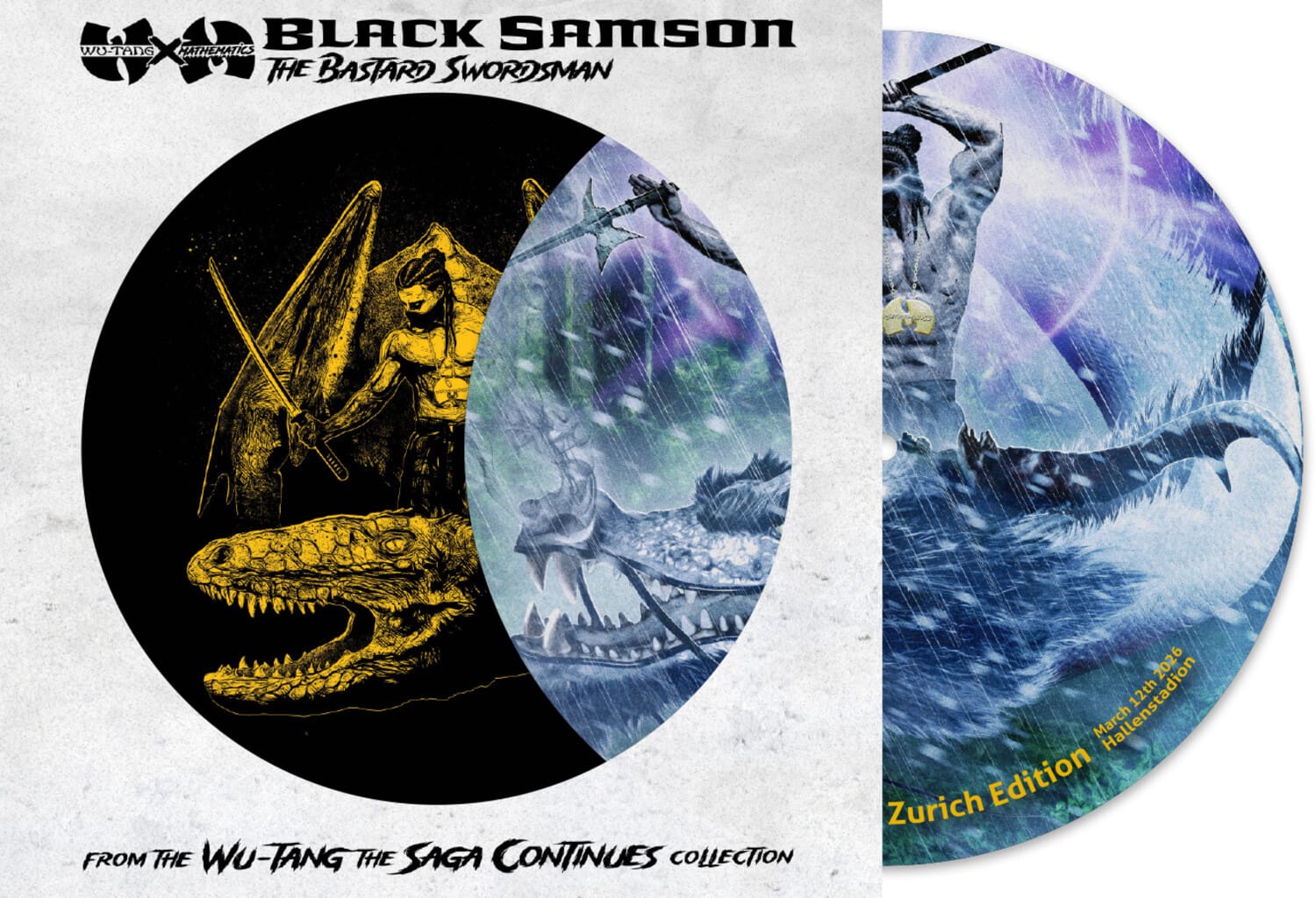 Wu-Tang Clan & DJ Mathematics - Black Samson, The Bastard Swordsman - Zurich Exclusive Picture Disc - VINYL LP price history on PriceWatchPro