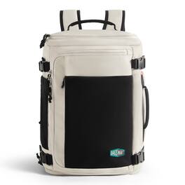 Bagsmart - Blast 38L Mesh Travel Backpack with Breathable Compartment, Lightweight Outdoor Daypack for Hiking, Commuting & Sports - Cream