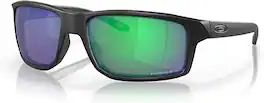 Oakley - Mens OO9449 Gibston Square Sunglasses, 60 mm - Matte Black/Prizm Jade