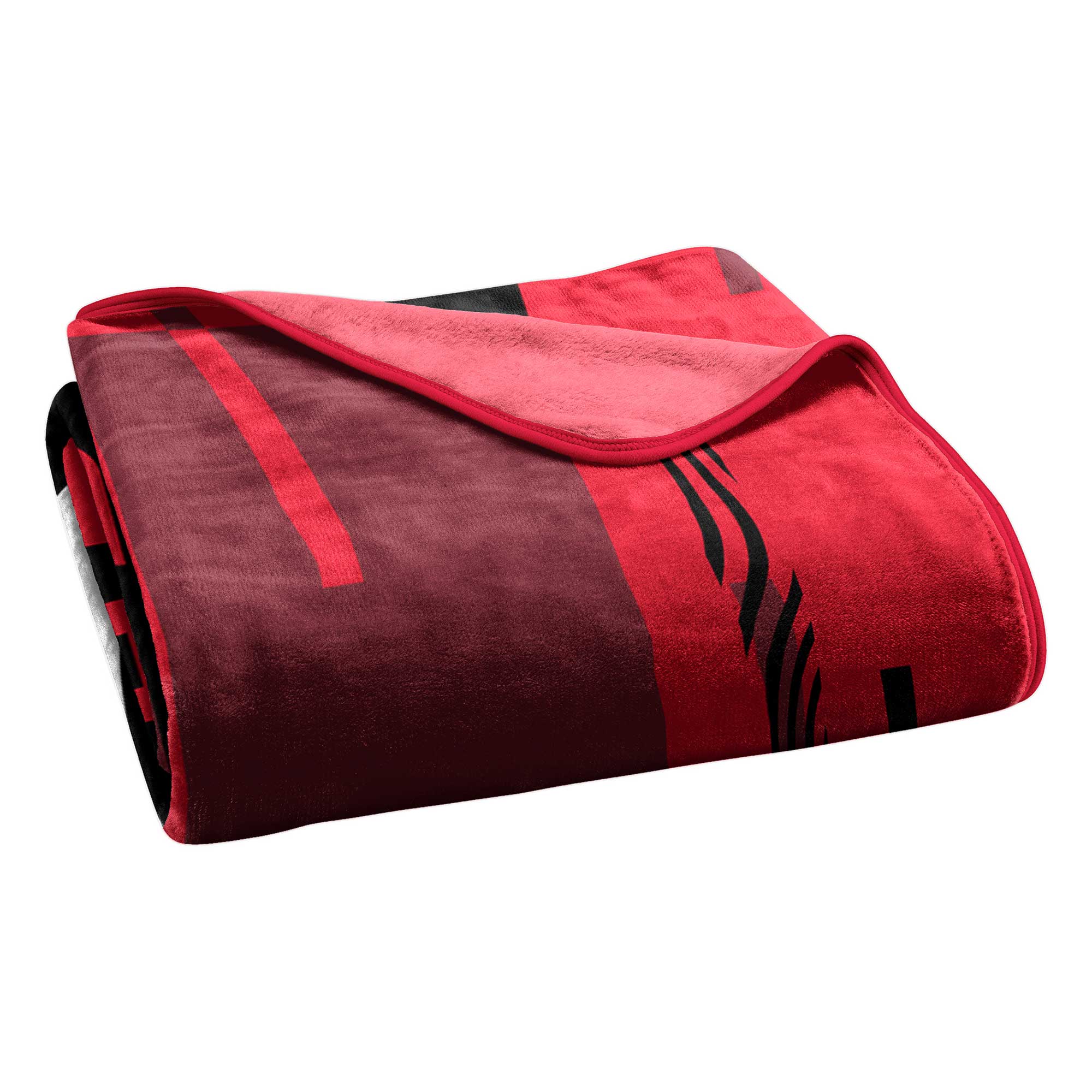 Alt View 3. Northwest - Carolina Hurricanes 50" x 60" Digitize Raschel Throw Blanket - Black.