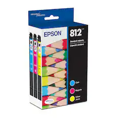DESIGNED for EXCELLENCE
EPSON 812
Standard-capacity
Capacité standard
Cyan Magenta Yellow Jaune