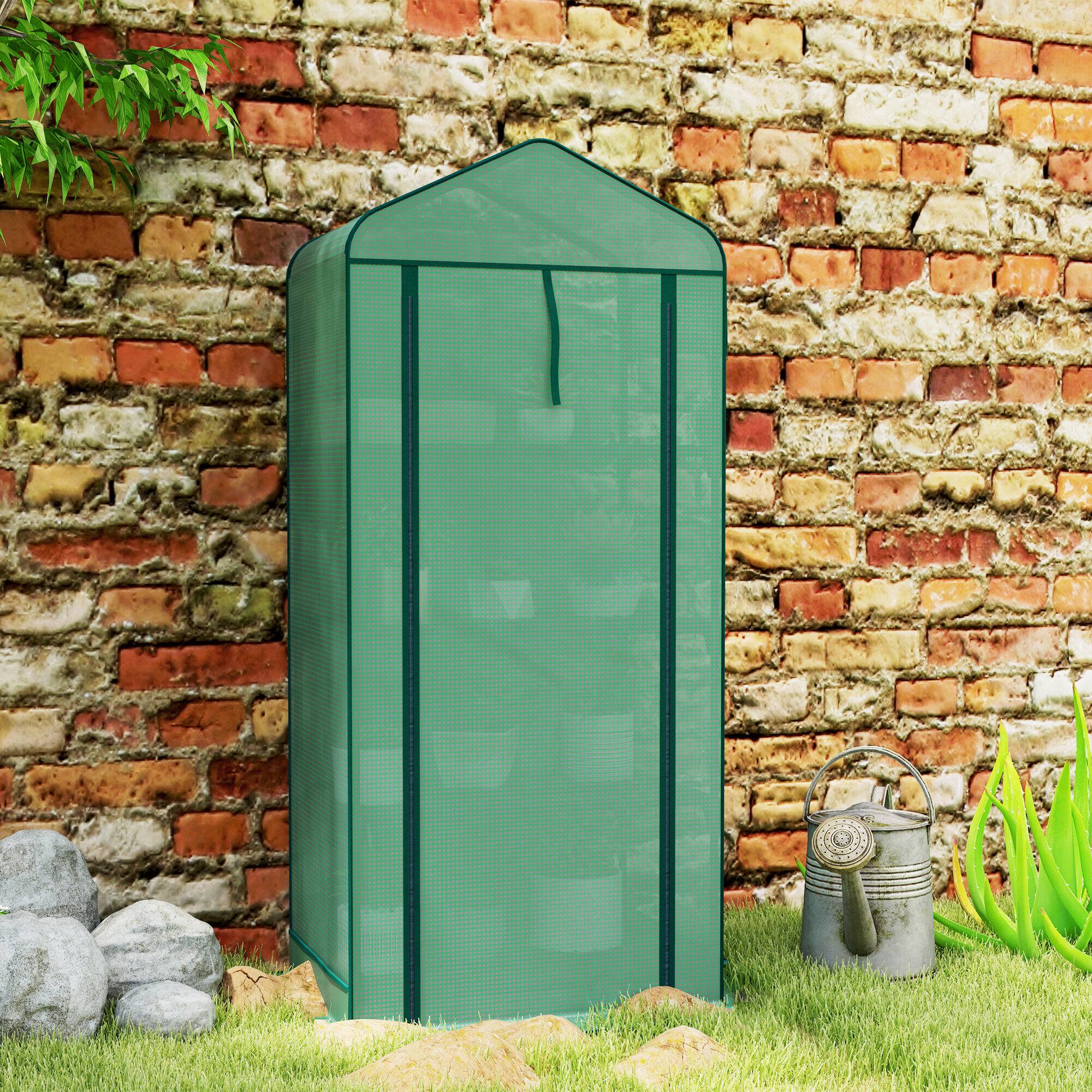 Alt View 8. Outsunny - Greenhouse with Screen Roof.