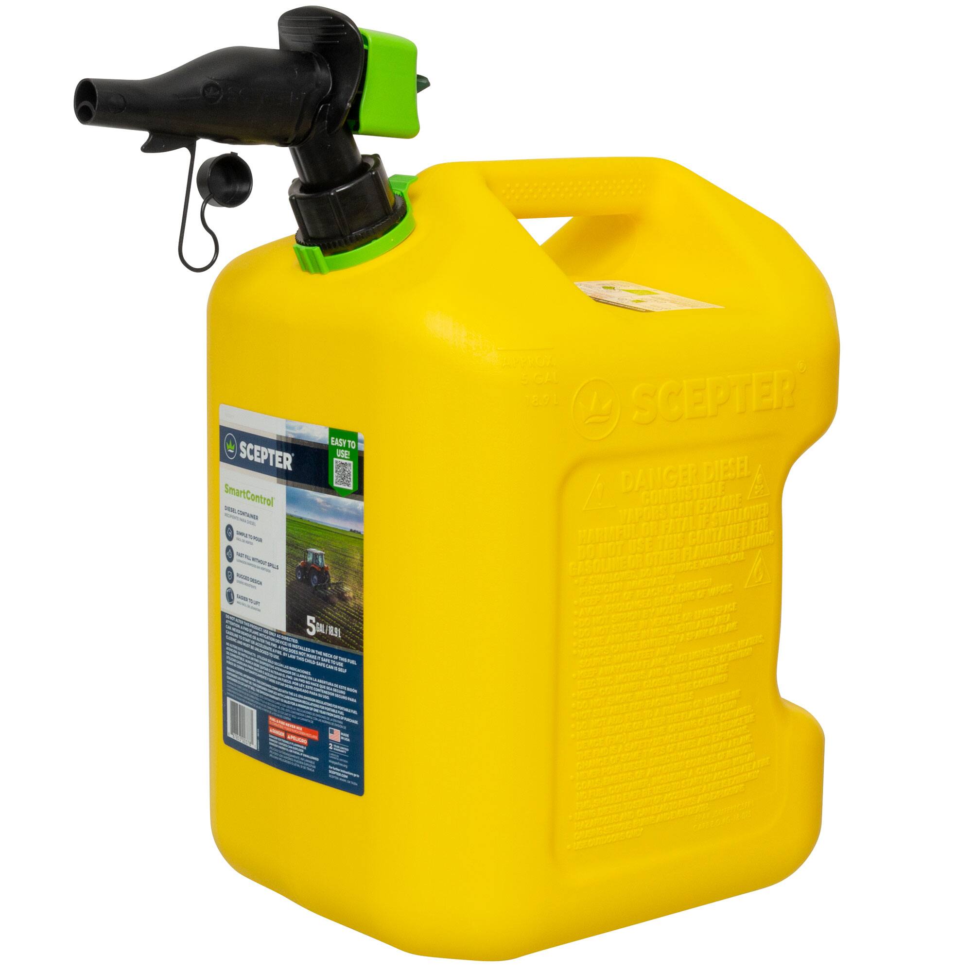 Sure, here is the corrected and grouped text from the image:

---

**SCEPTER**

**EASY TO USE SmartControl**

**5/8 GAL**

**DANGER**

**DIESEL**

**COMBUSTIBLE**

**EXTREME**

**PEERINT**

**TSE**

**FI**

**MNET**

**1**

**b**

**Y**

---

This text appears to be a mix of product information and warnings, likely from the label on the container.