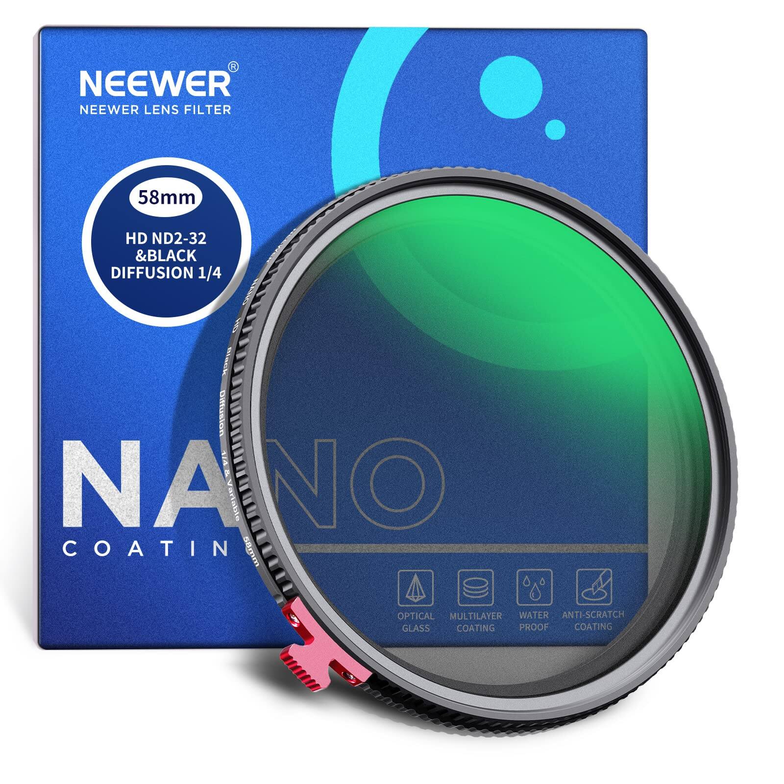 Neewer - 72mm VND2-32 + Mist 1/4, No X Cross price history on PriceWatchPro