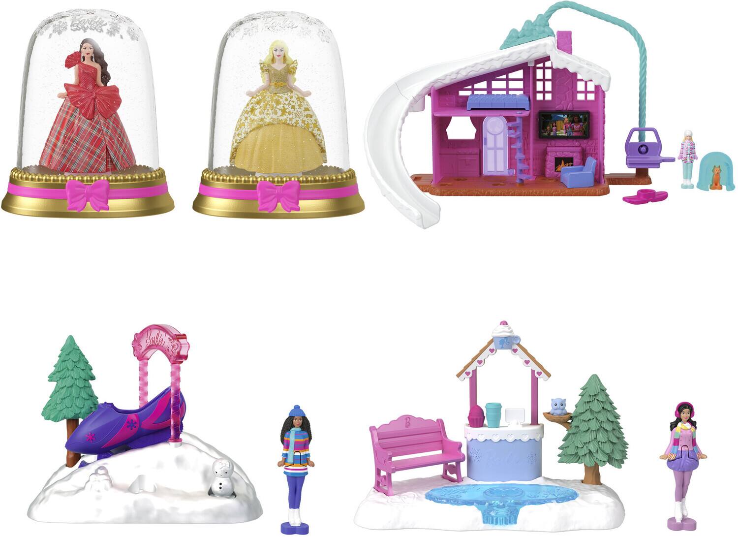 Alt View 1. Mattel - Mattel - Barbie Mini Barbieland Bundle Holiday   - COLLECTIBLES - Multicolor.