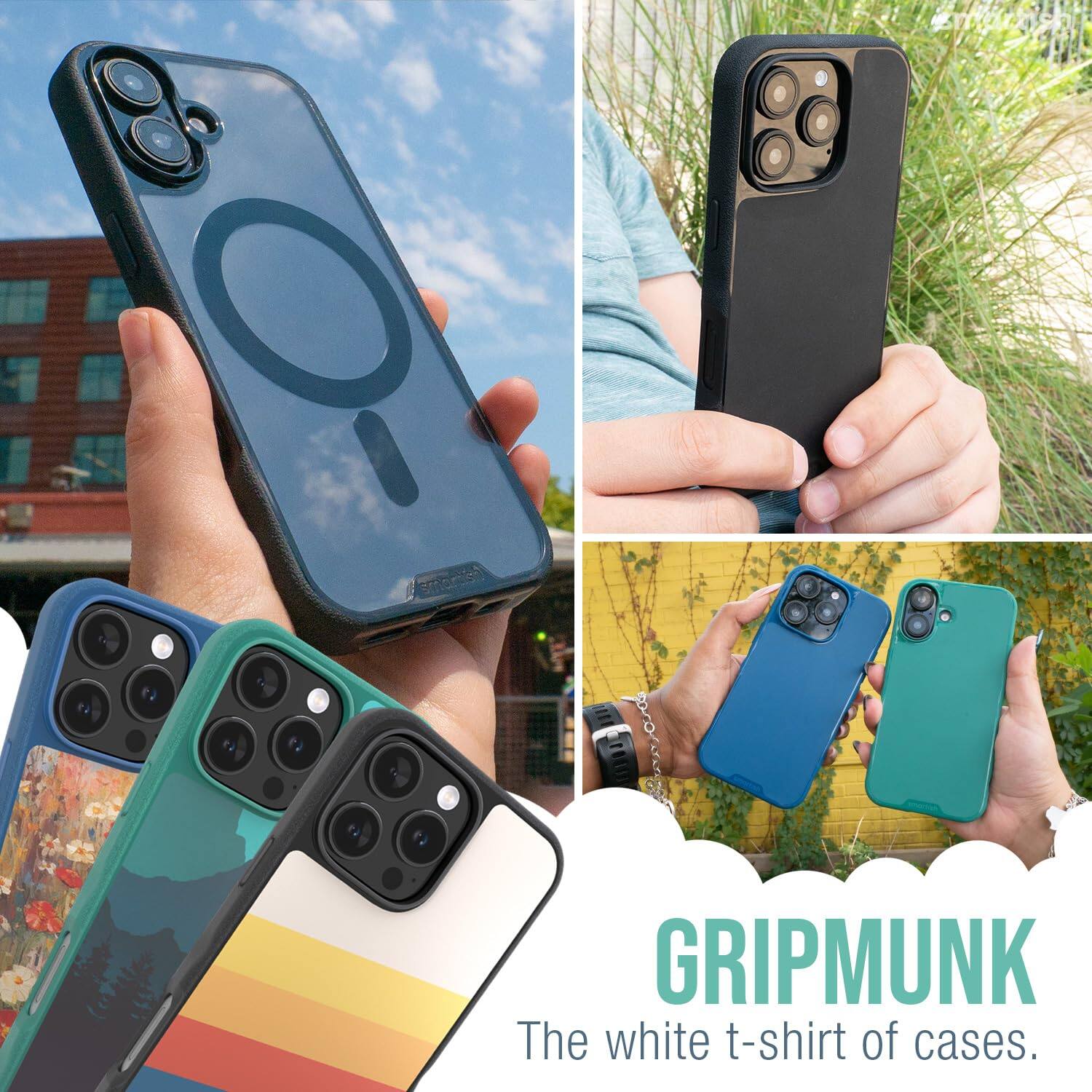 GRIPMUNK  
The white t-shirt of cases.