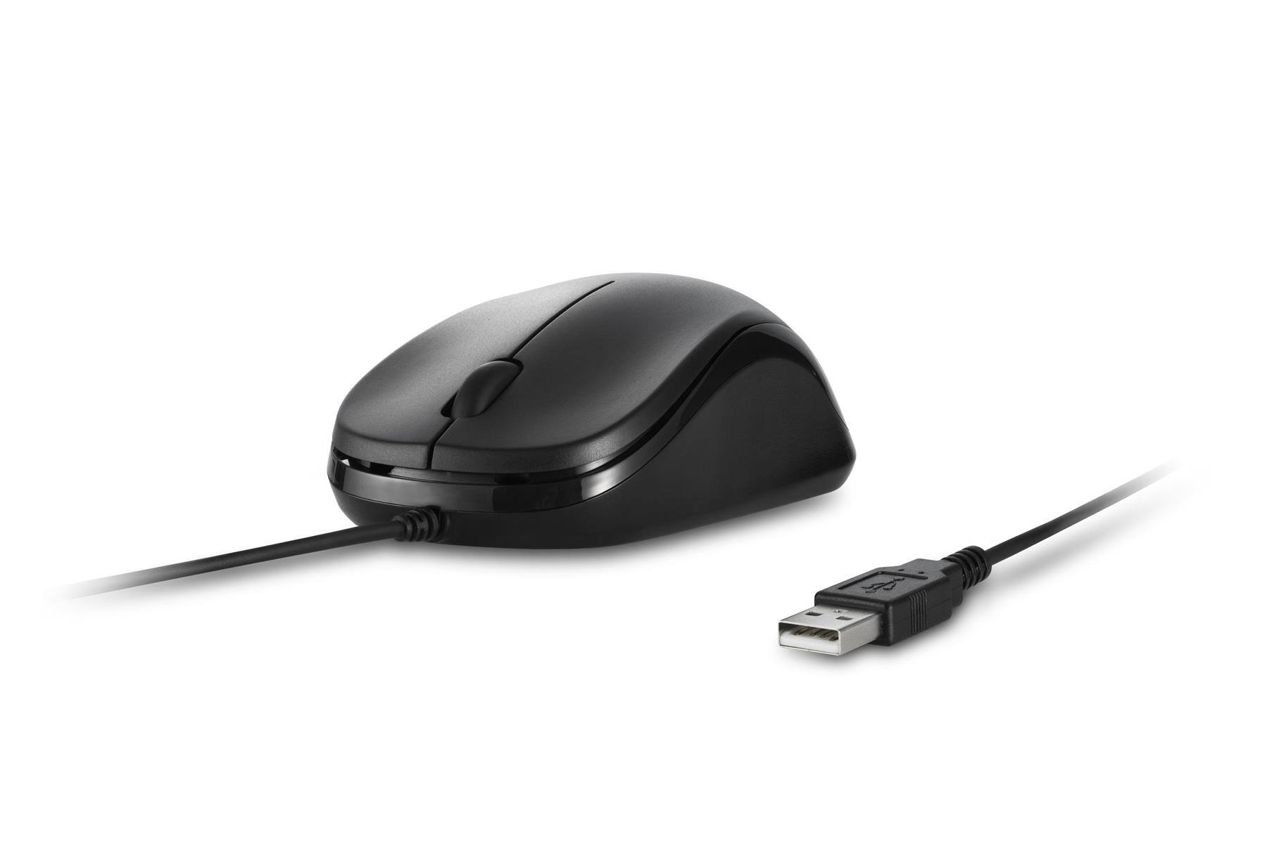 Back. Kensington - Kensington Mouse - Cable - TAA Compliant - Black.