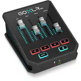 TC Helicon - GO XLR Mini Online Broadcast Mixer, Black