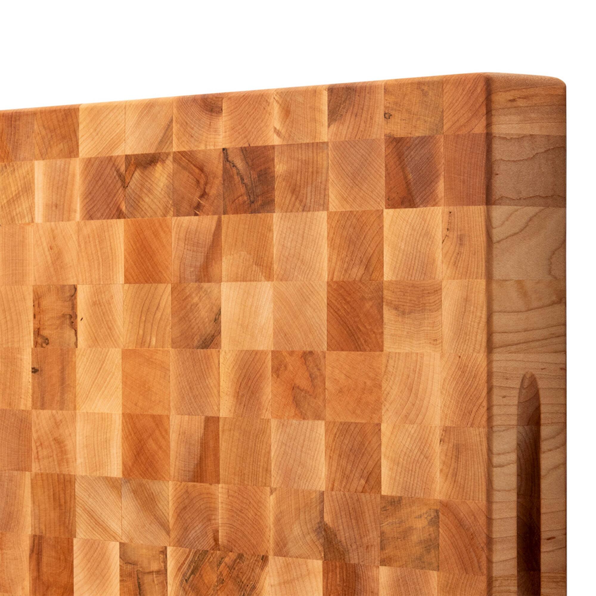 Alt View 8. John Boos - John Boos Small Maple Wood End Grain Cutting Board for Kitchen 18" x 18" x 2.25" - NATURAL.
