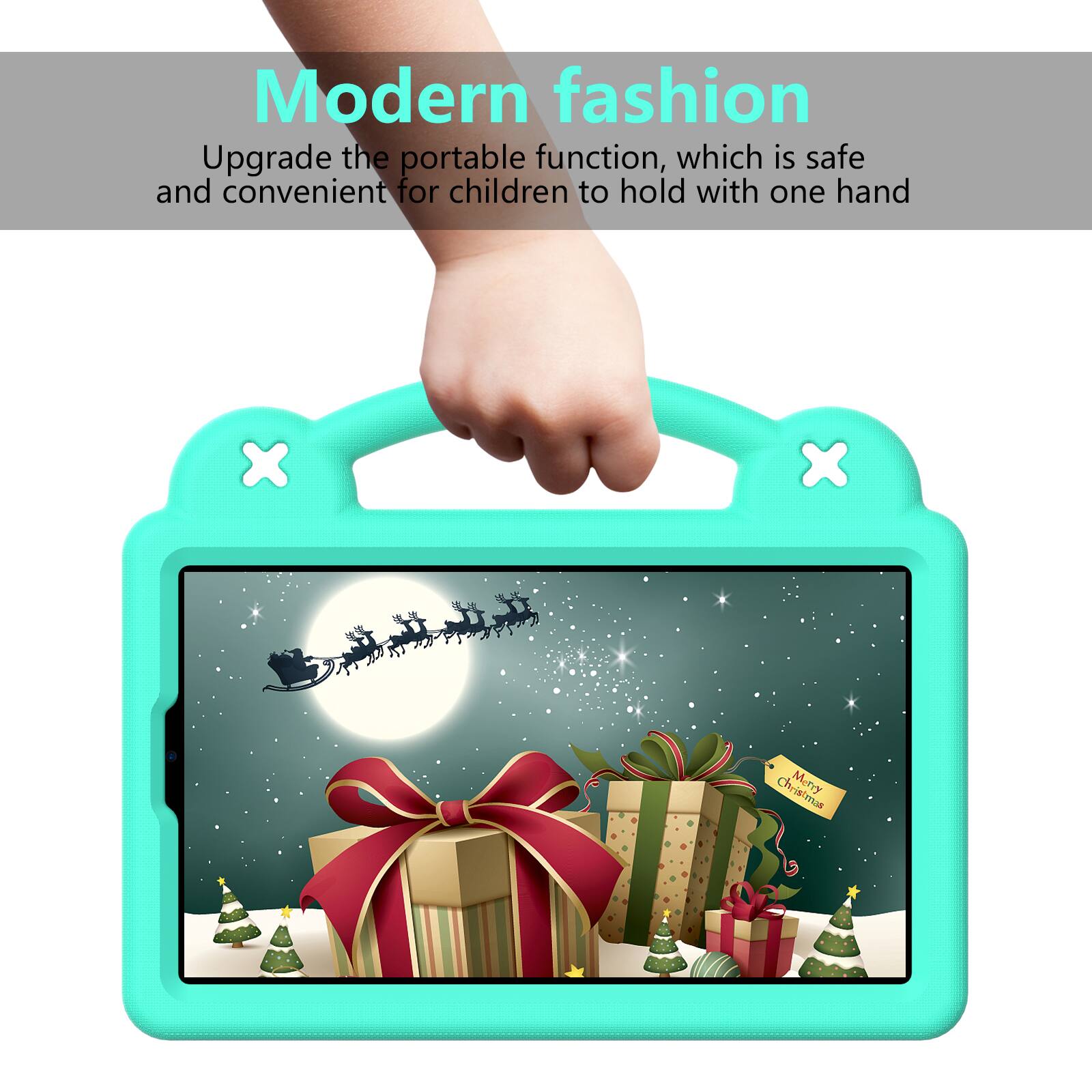 Modern fashion  
Upgrade the portable function, which is safe and convenient for children to hold with one hand  

Merry Christmas