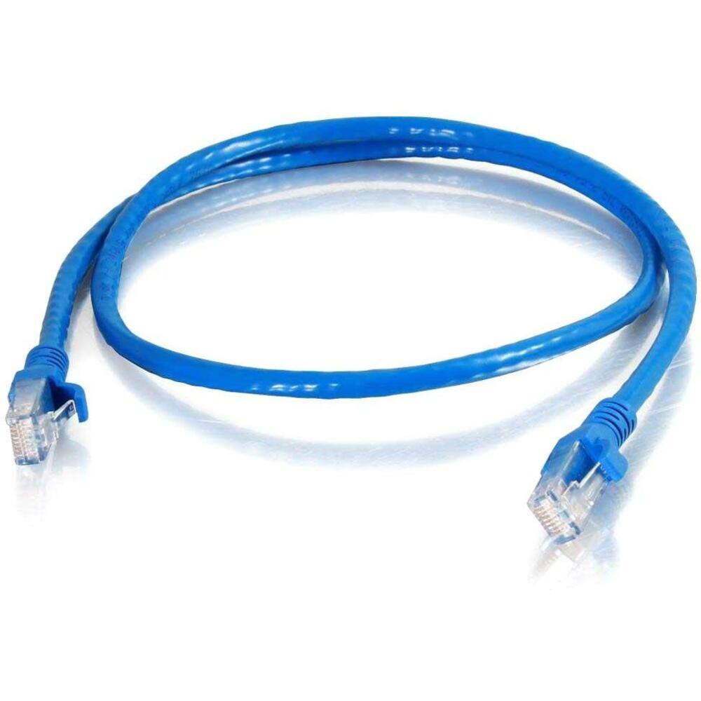 Front. C2G - C2G 25ft Cat6 Snagless Unshielded (UTP) Ethernet Cable - Cat6 Network Patch Cable - PoE - TAA Compliant - Blue.