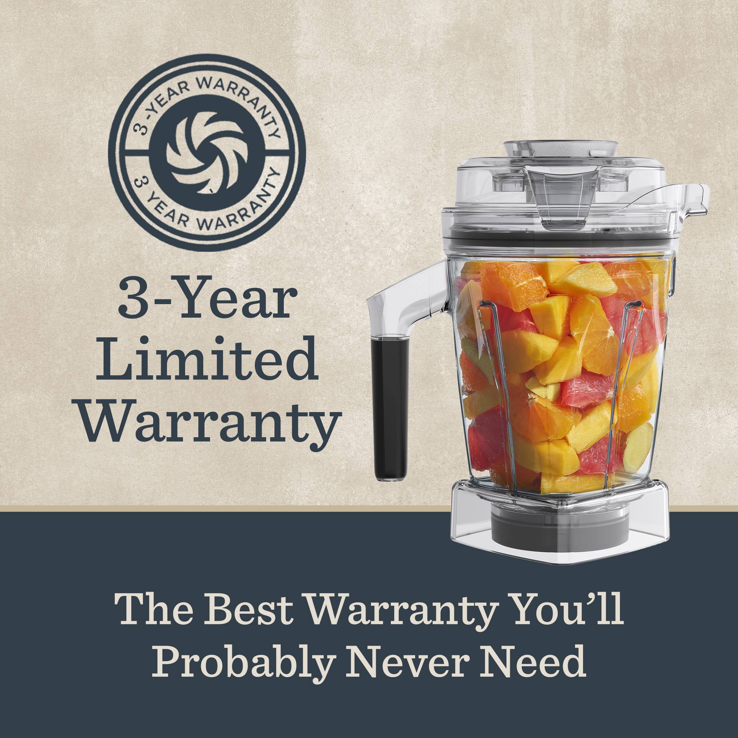 3-Year Limited Warranty

The Best Warranty You'll Probably Never Need