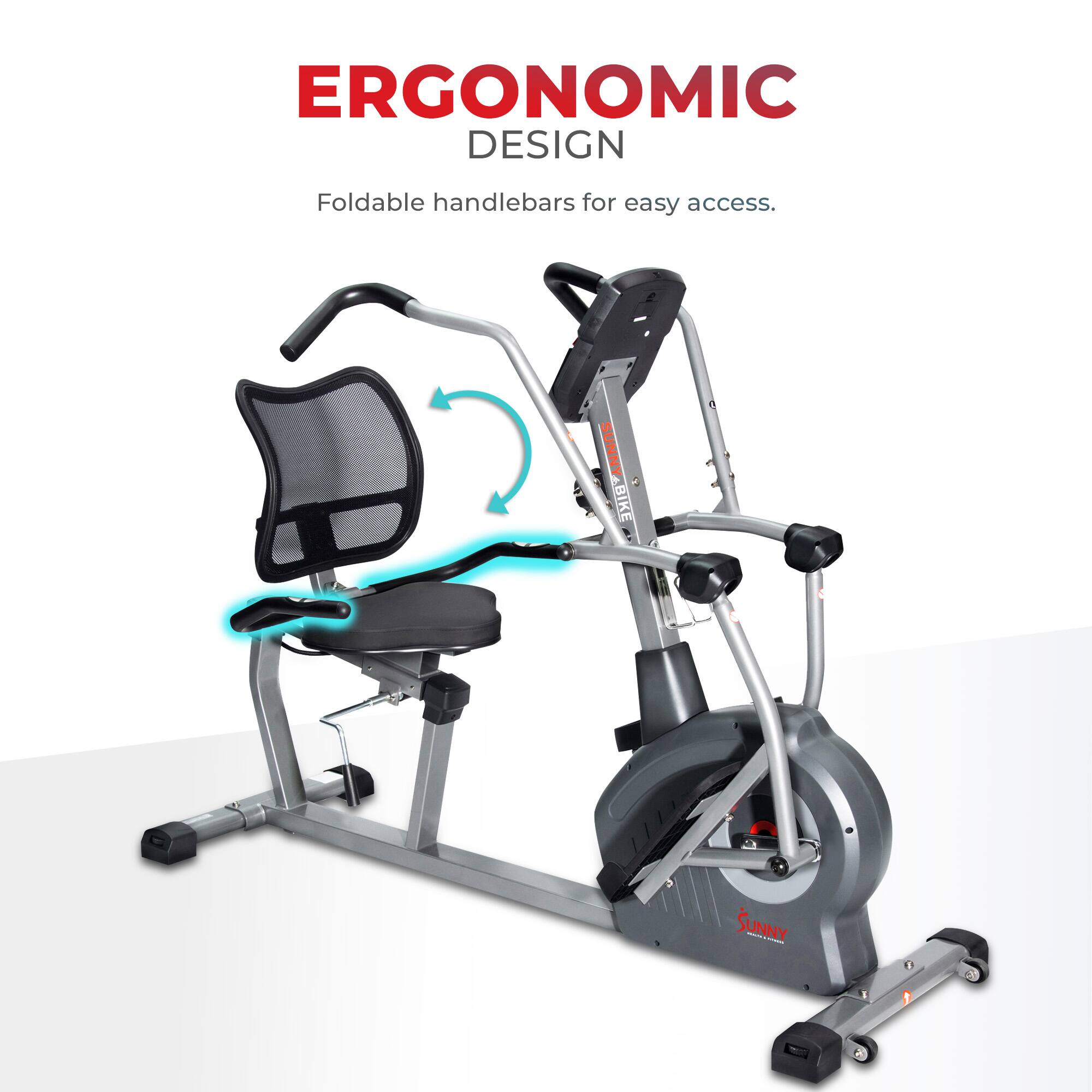 ERGONOMIC DESIGN
Foldable handlebars for easy access.
SUNNY BIKE
SUNNY