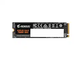 GIGABYTE - AORUS Gen4 7000E 1TB SSD PCIe 4.0 NVMe M.2, Read 7100MB/s, Write 6100MB/s