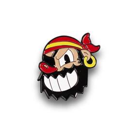 Just Funky - Cuphead Collectibles Pirate Boss Enamel Collector Pin | Collector’s Edition - White