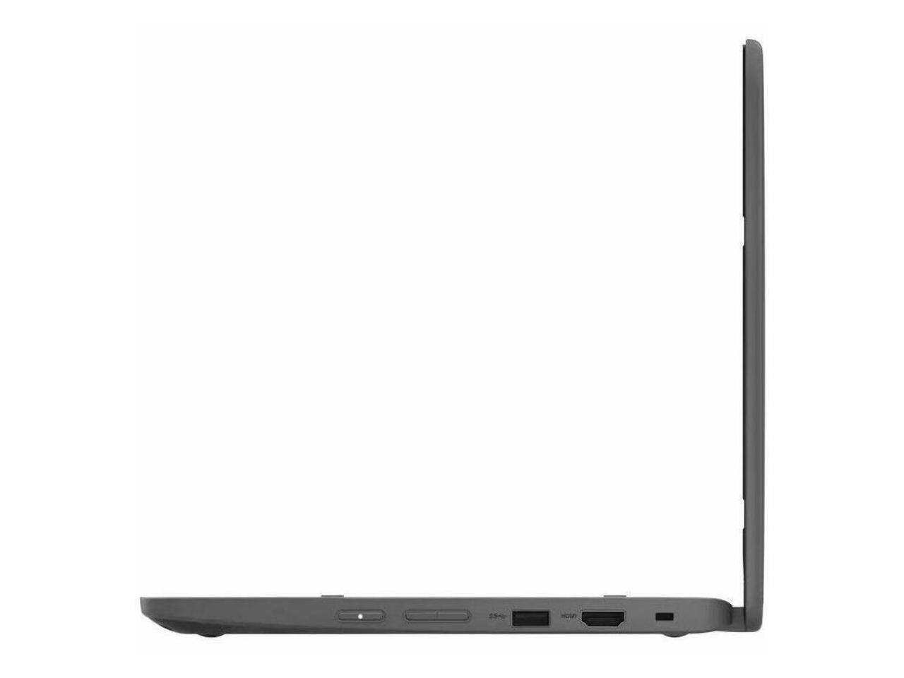 Alt View 3. Lenovo - Lenovo 300e Yoga Chromebook Gen 4 11.6" Touchscreen 2-in-1 - Octa-core ARM - 4 GB - 32 GB - ChromeOS - Graphite Gray - Gray.