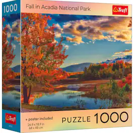 Trefl - 1000 Piece Puzzle - Fall in Acadia National Park