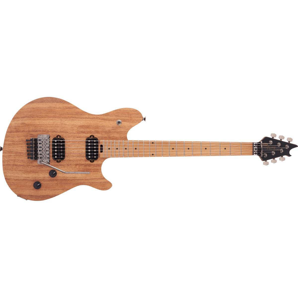 Alt View 1. EVH - EVH Wolfgang Standard Exotic Koa Electric Guitar, Baked Maple Fingerboard, Natural.