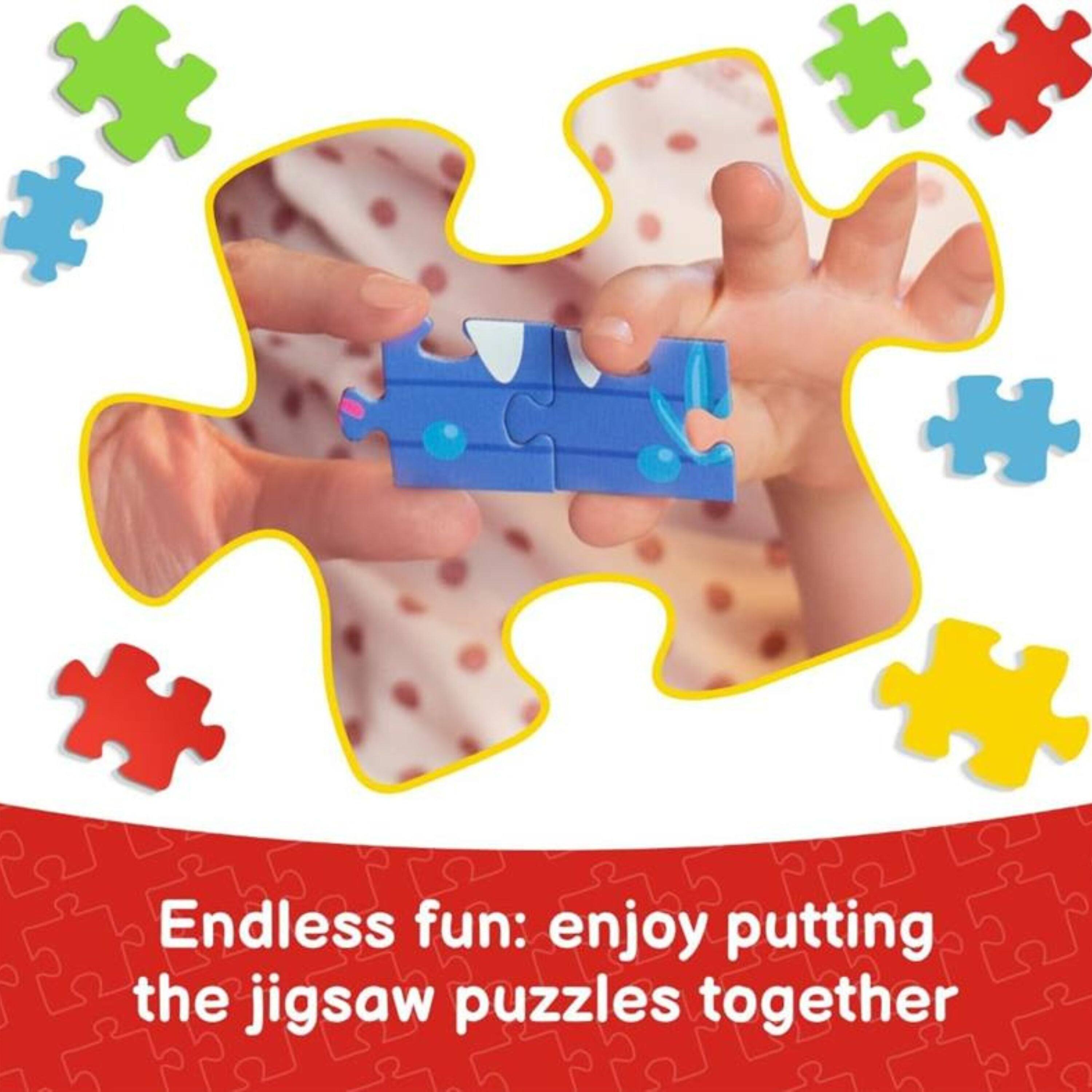 Endless fun: enjoy putting the jigsaw puzzles together