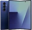Front. Samsung - Galaxy Z Fold7 512GB (Unlocked) - Blue Shadow.