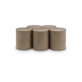 Meridian Furniture - Dimple Taupe Coffee Table - Gray