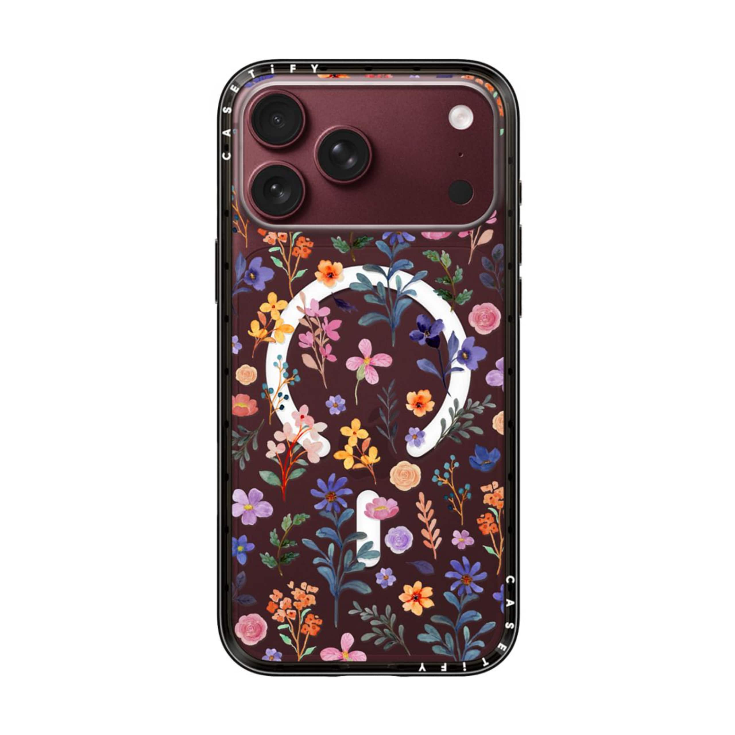 CASETiFY - Compact Case MagSafe Compatible for Apple iPhone 18 Pro Max and 17 Pro Max Devices - The Wildflowers