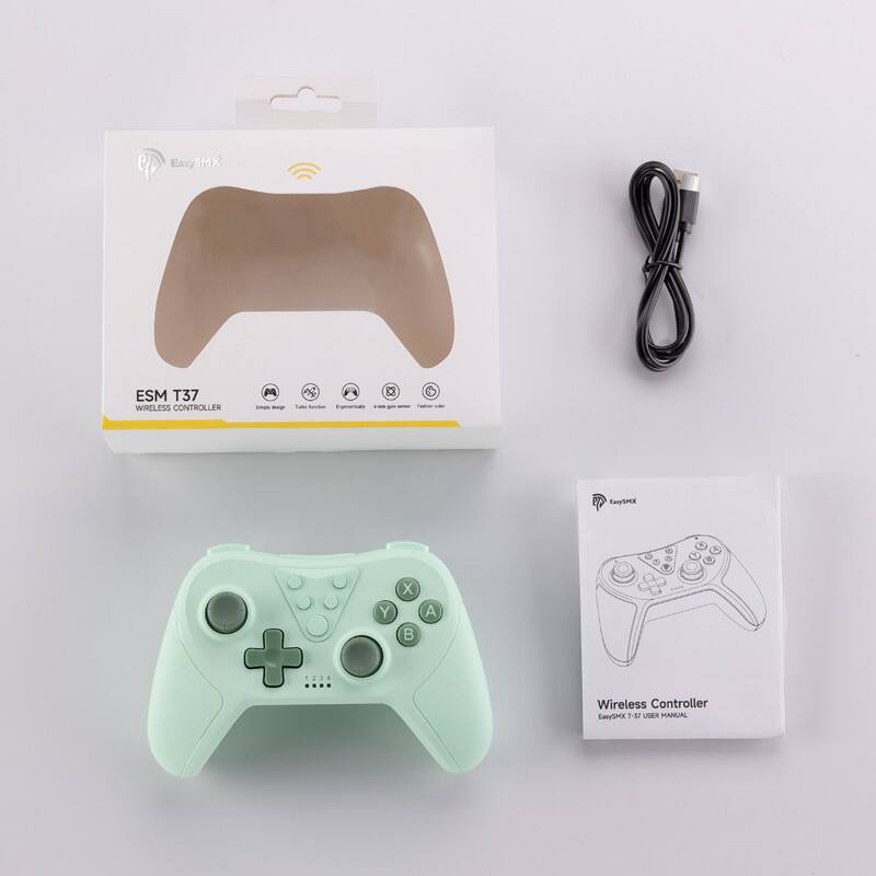 EasySMX  
ESM T37  
WIRELESS CONTROLLER  

- Simple game  
- Take function  
- Ergonomic design  
- Save game  
- Fashion  

Wireless Controller  
EasySMX T37 USER MANUAL