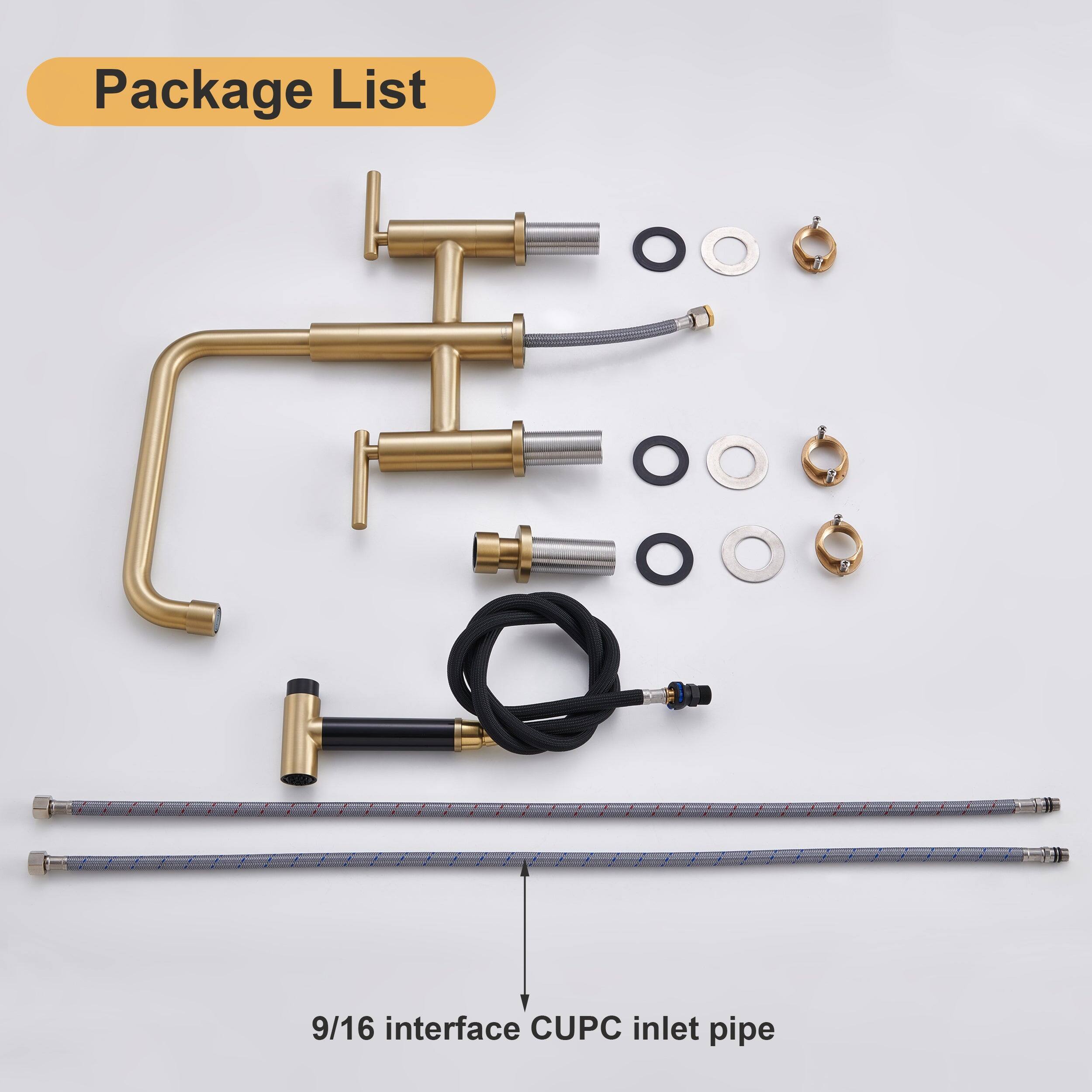 Package List
9/16 interface CUPC inlet pipe