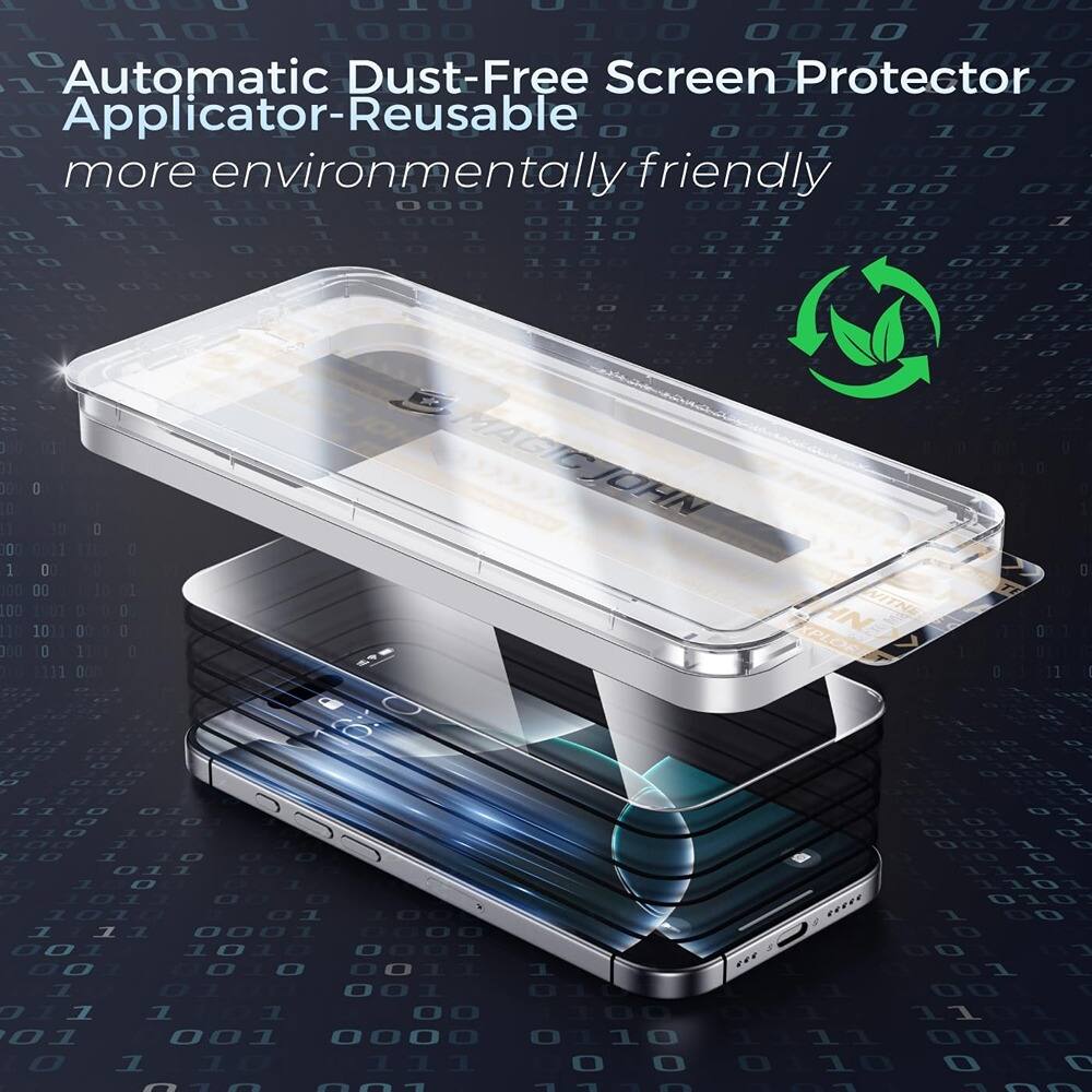 Automatic Dust-Free Screen Protector  
Applicator-Reusable  
more environmentally friendly