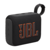 Front. JBL - Go 4 Portable Bluetooth Speaker - 2024 - Black.