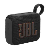 JBL - Go 4 Portable Bluetooth Speaker - 2024 - Black - Front_Zoom
