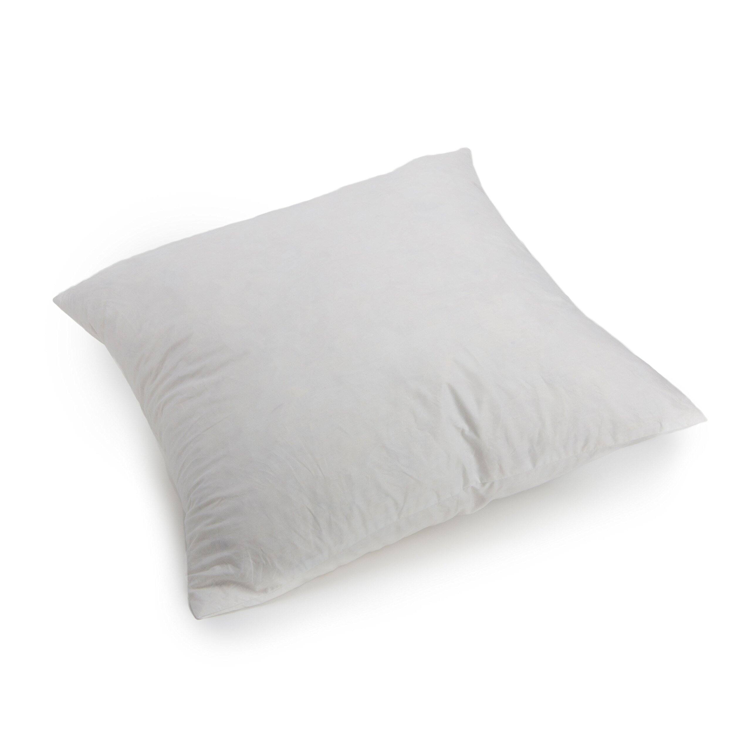 Alt View 5. Cheer Collection - Feather Down Pillow Inserts Set of 2 Medium Firm Support for Decorative Shams - White.