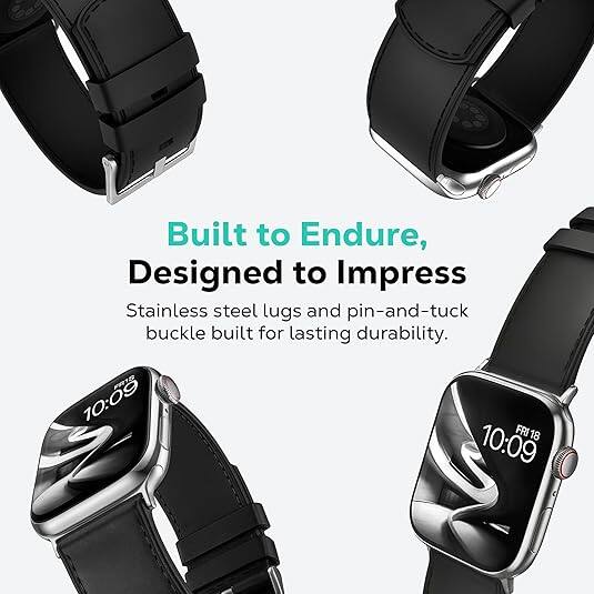 Built to Endure, Designed to Impress

Stainless steel lugs and pin-and-tuck buckle built for lasting durability.