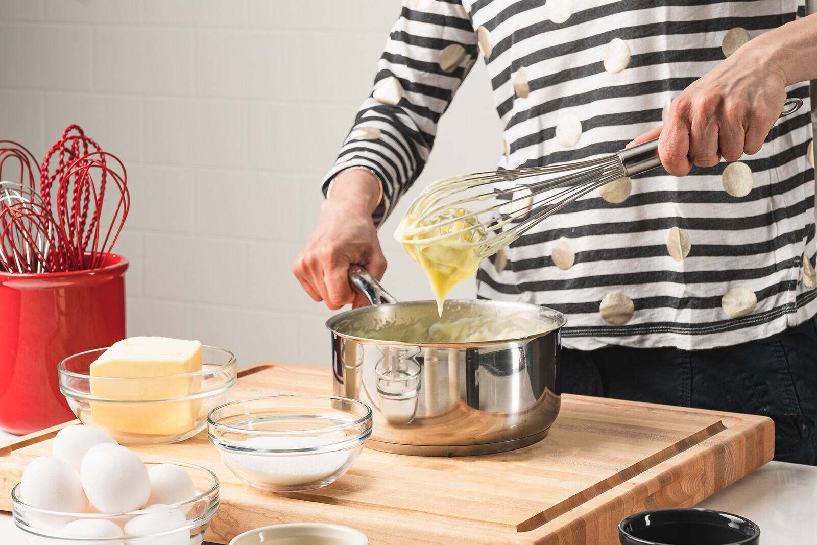 Alt View 3. Cuisipro - 12 Inch Stainless Steel Balloon Whisk Ball Solid Handle - Silver.