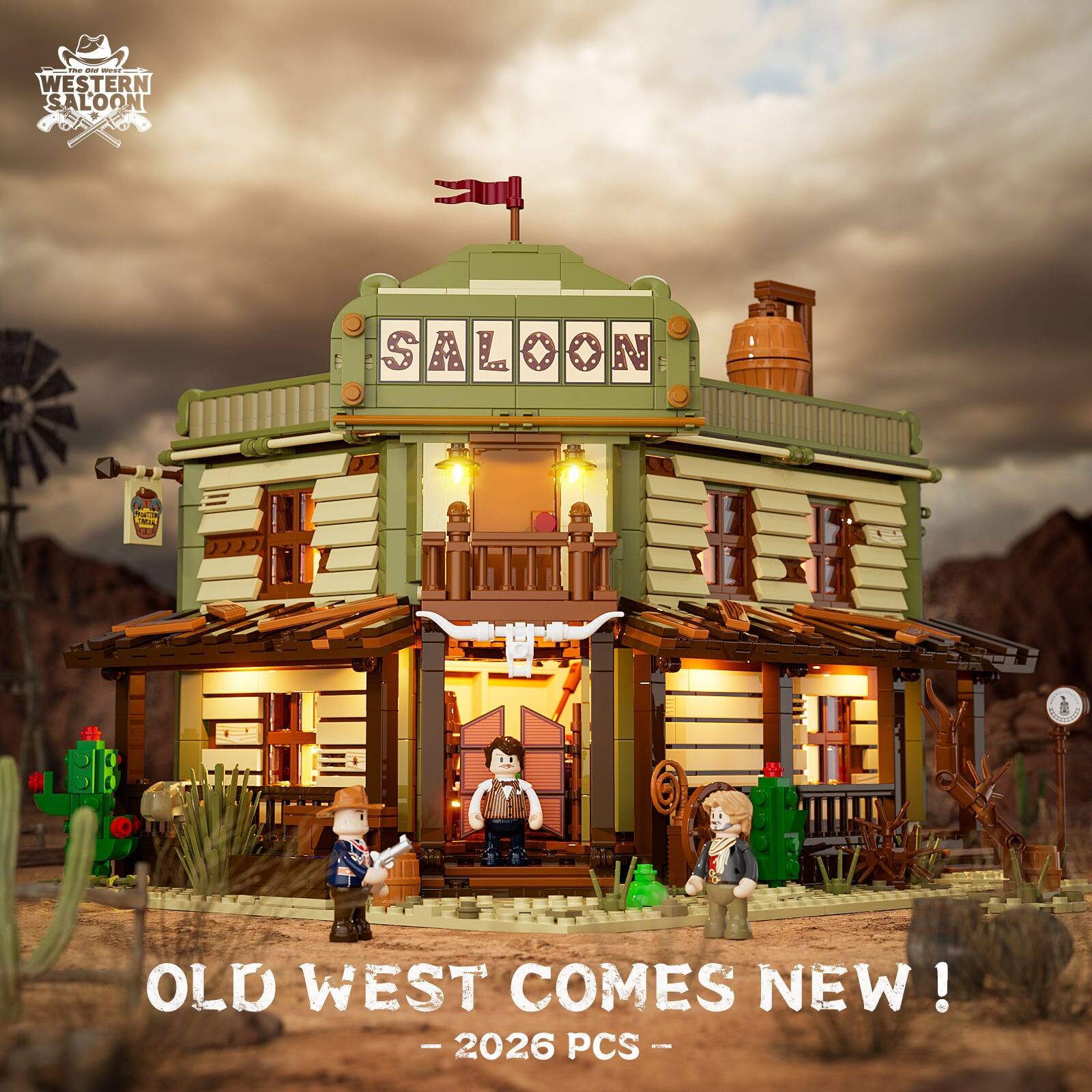 WESTERN SALOON  
SALOON  
OLD WEST COMES NEW!  
- 2026 PCS -