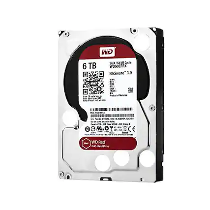 WD 6TB SATA 6Gb/s NAS HDD
Model: WD60EFRX
NASware 3.0
Product of Malaysia
WD Red NAS Hard Drive