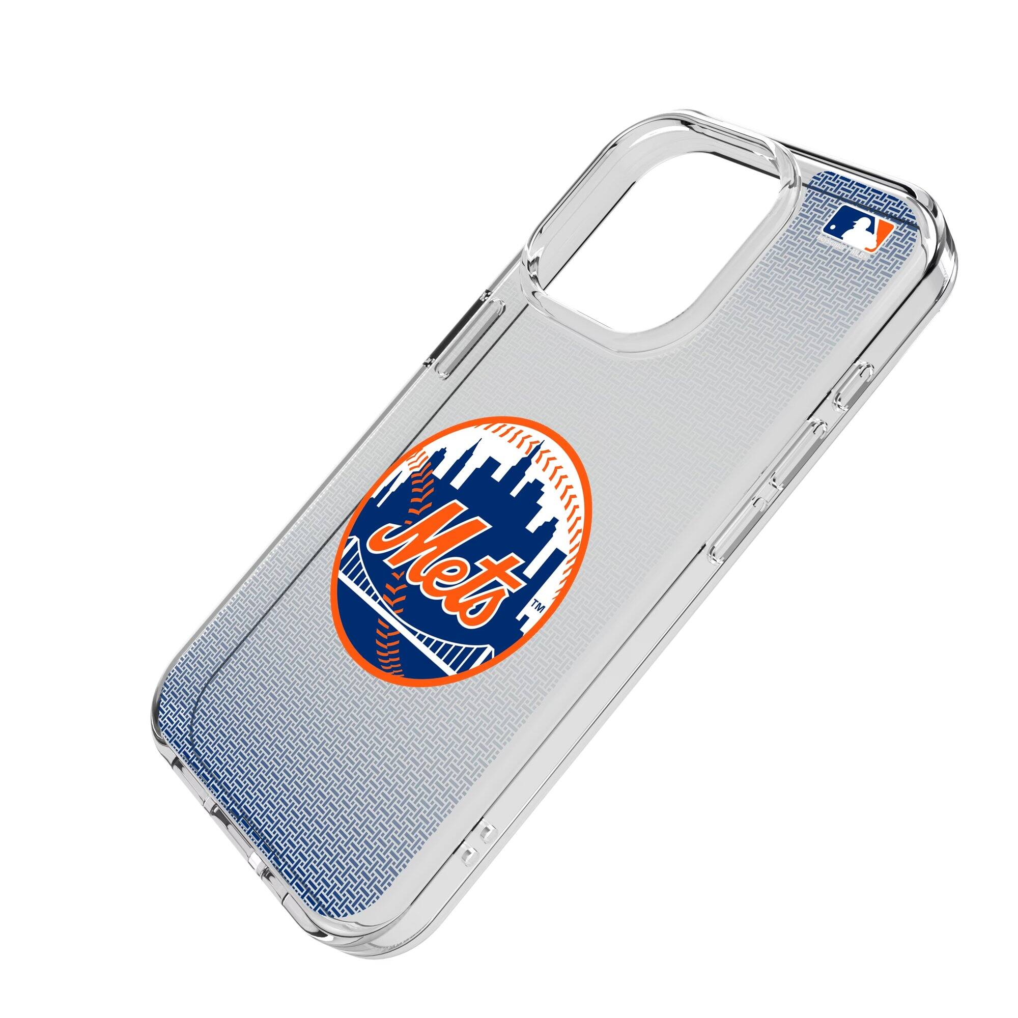 Alt View 1. Keyscaper - Linen Logo iPhone Clear Case - 14 Pro - Multicolor.