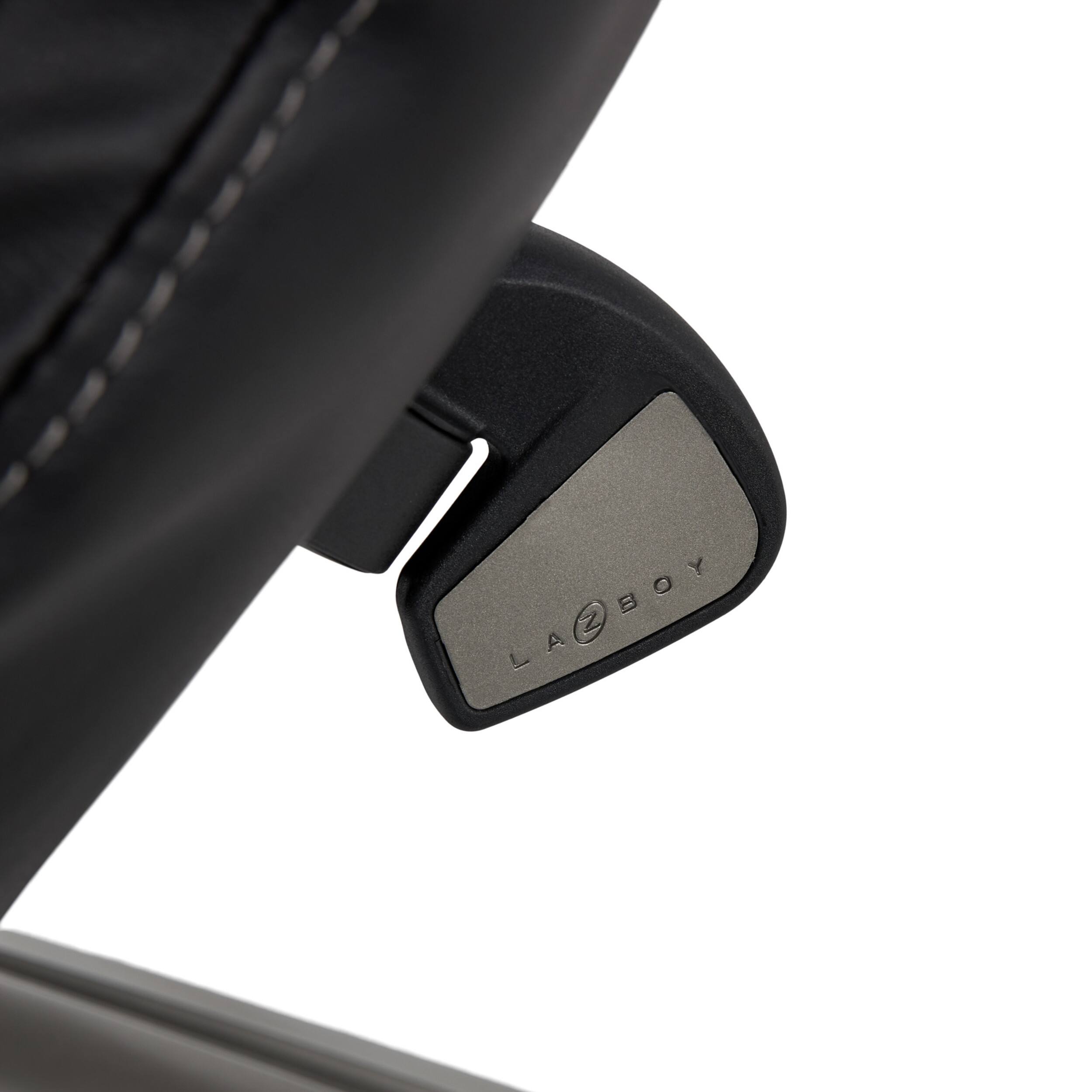 Alt View 11. La-Z-Boy - Cantania Bonded Leather Executive Office Chair - Black.