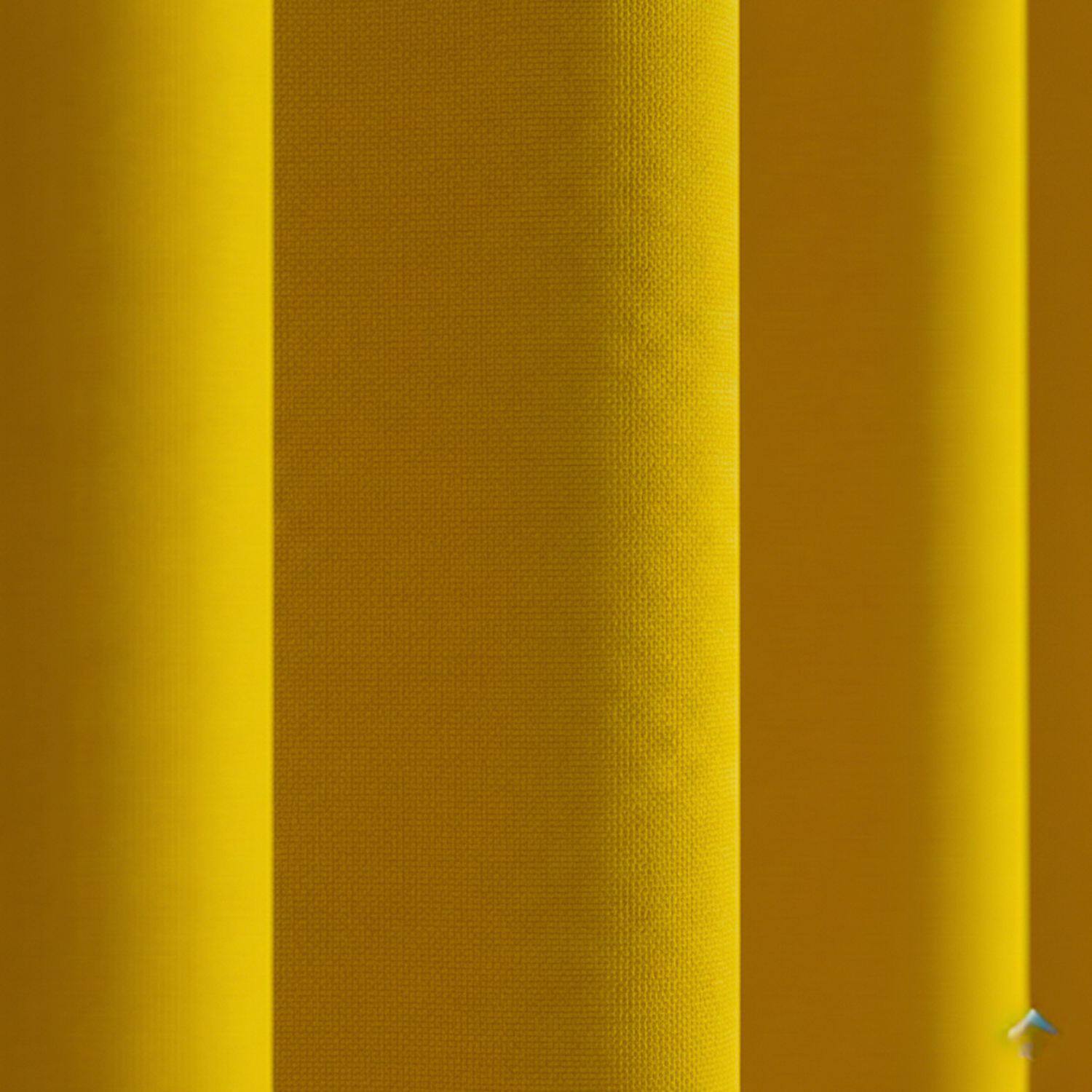 Alt View 2. RT Designers Collection - RT Designers Collection 100% Polyester Twilight Blackout Rod Pocket Curtain Panel 54" x 84" Yellow - Yellow.