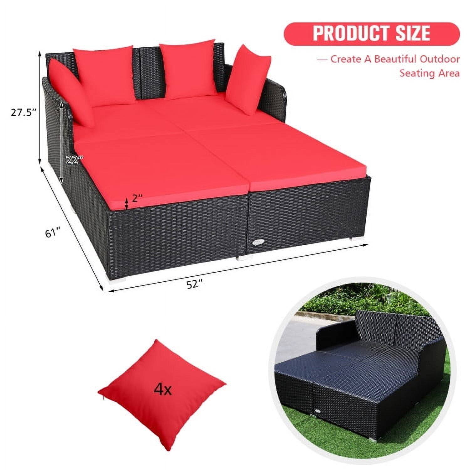 PRODUCT SIZE  
Create A Beautiful Outdoor Seating Area  

27.5"  
22"  
2"  
61"  
52"  

4x