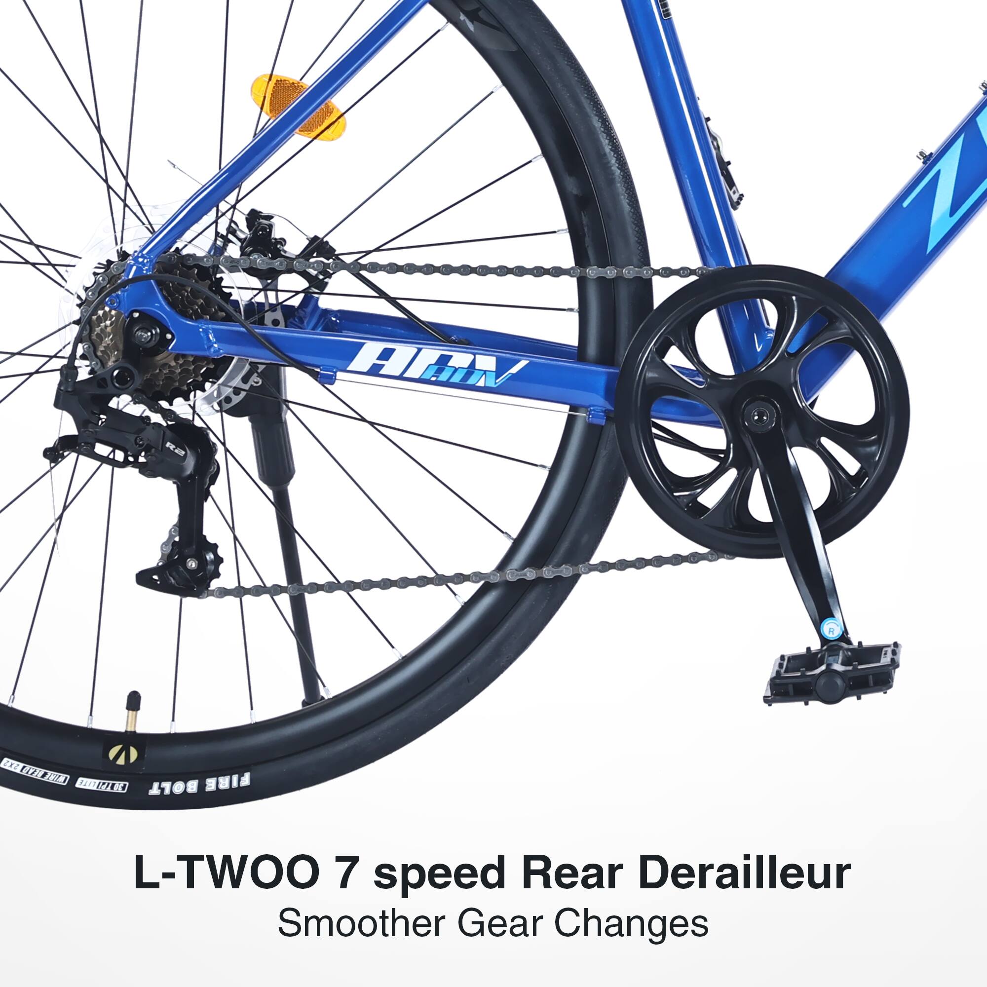 L-TWOO 7 speed Rear Derailleur  
Smoother Gear Changes