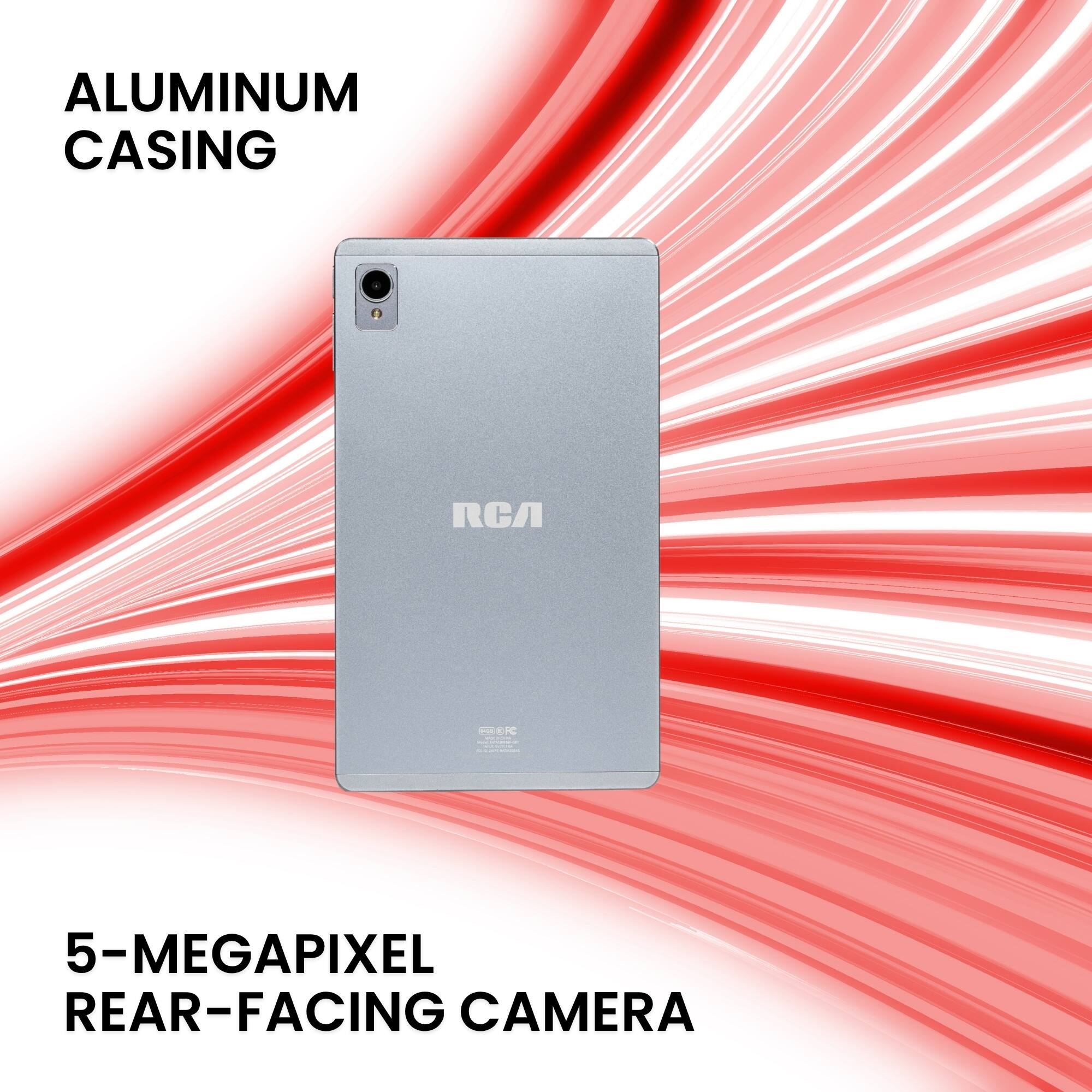 ALUMINUM CASING RCA - 5-MEGAPIXEL REAR-FACING CAMERA